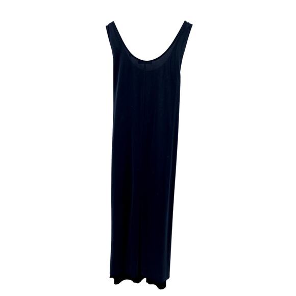 Vince XS Navy Blue Tie Front Wrap midi Tank Dress - Picture 5 of 7